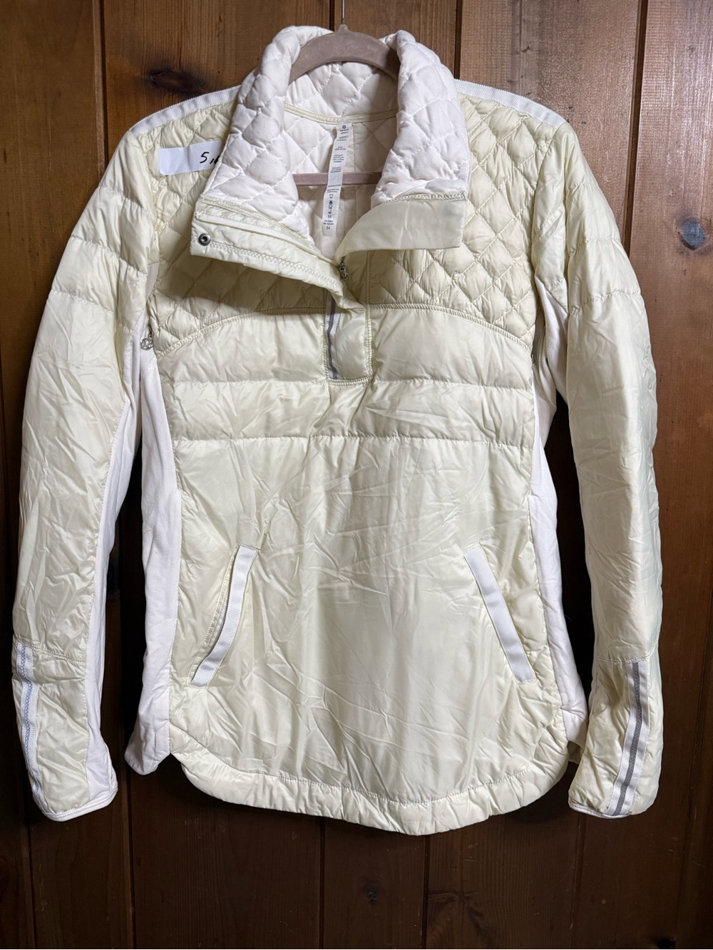 Super Rare find-Lululemon what the fluff pull over jacket in Polar cream
